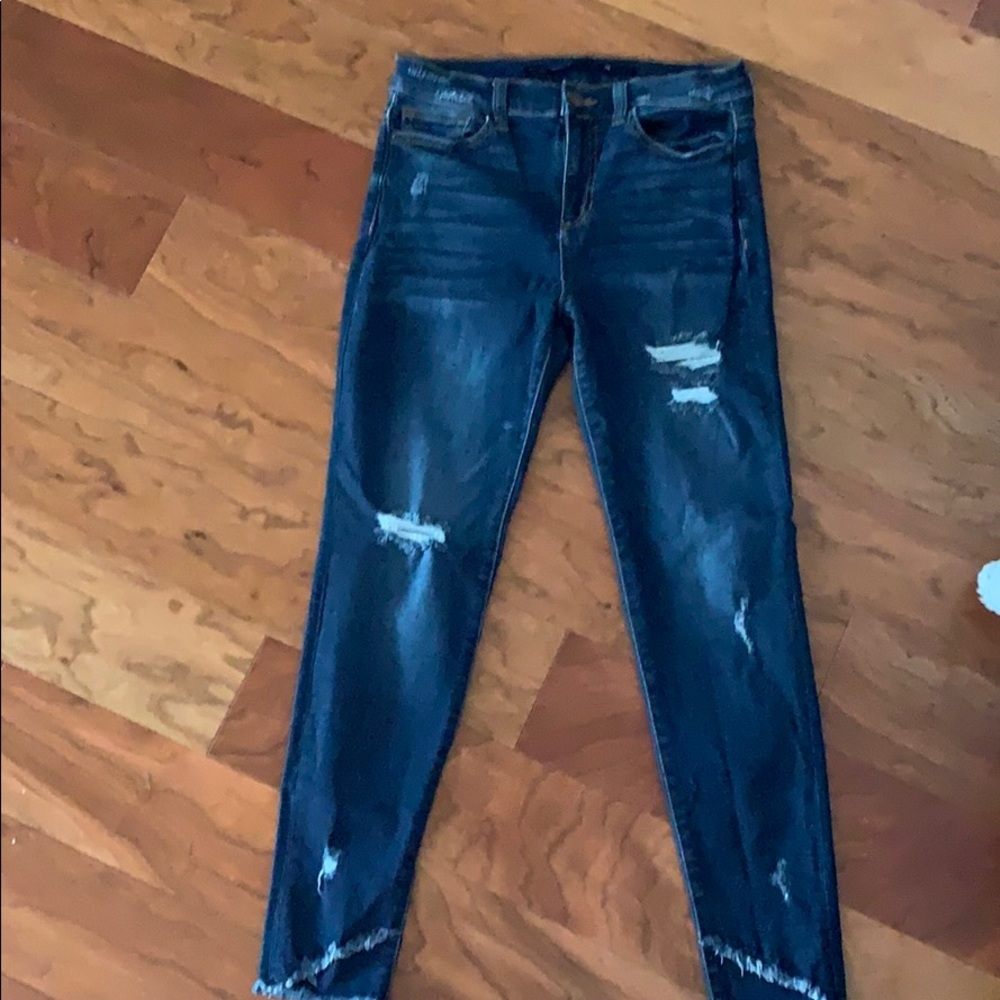 Dark Distressed Harper Jeans
